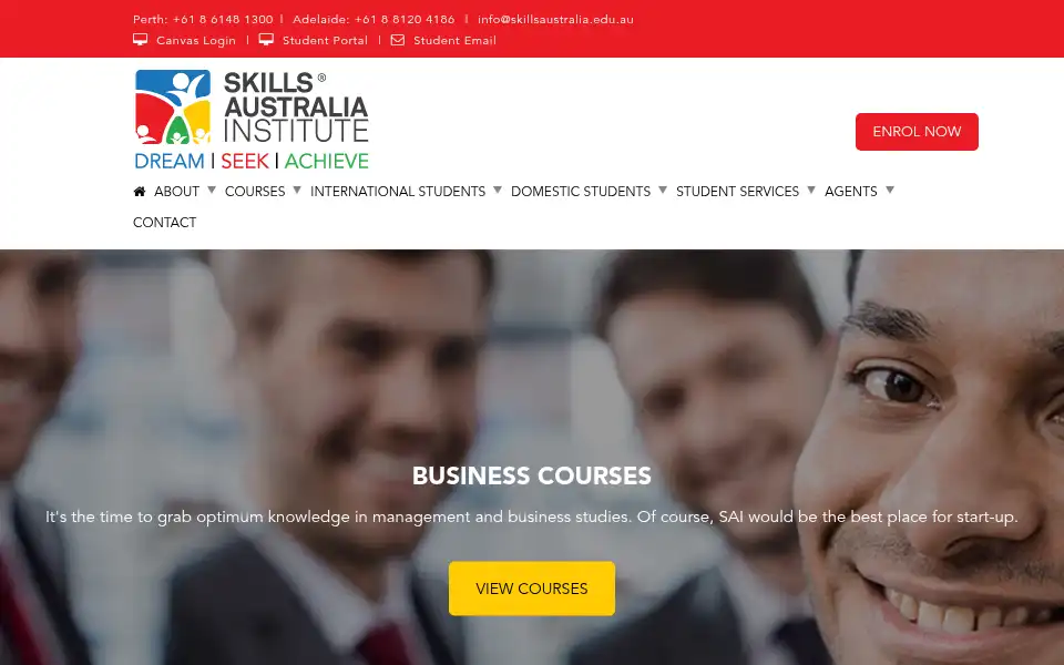 Screenshot of skillsaustralia.edu.au