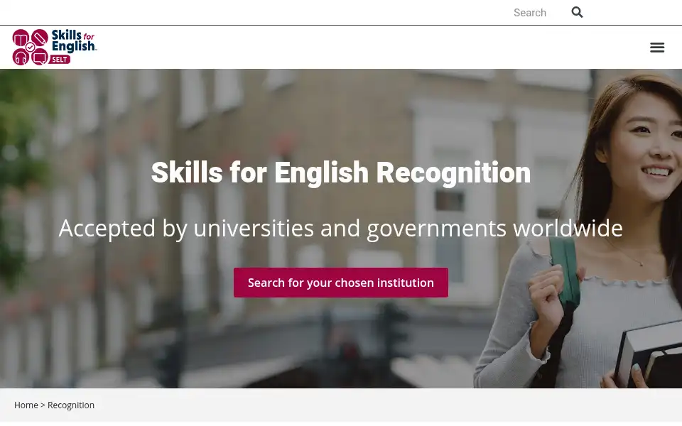 Screenshot of skillsforenglish.com