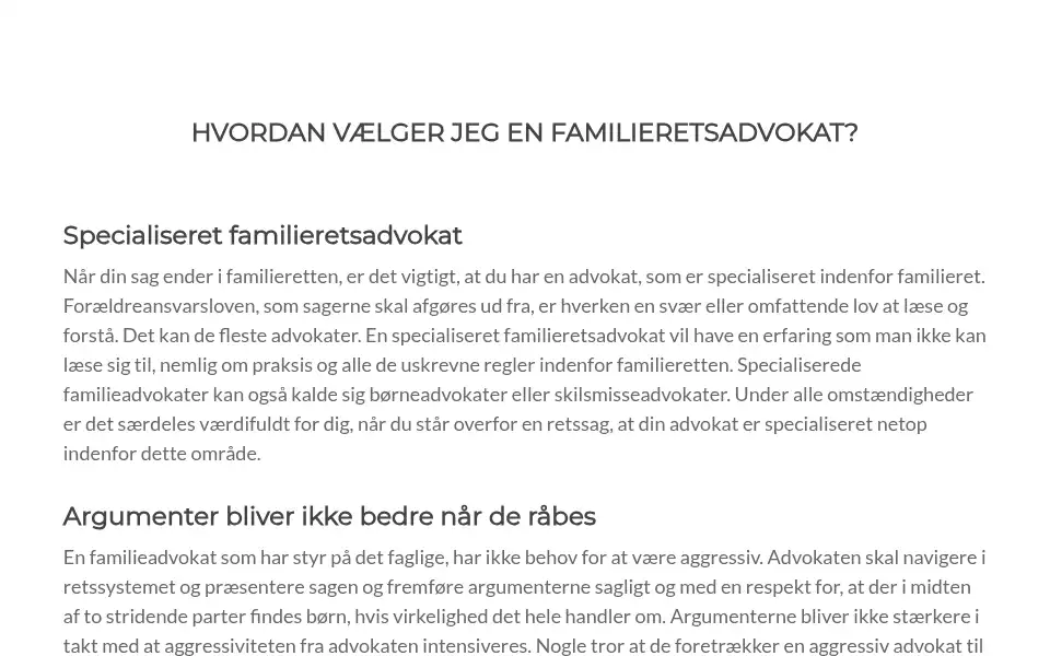 Screenshot of skilsmissebarnet.dk
