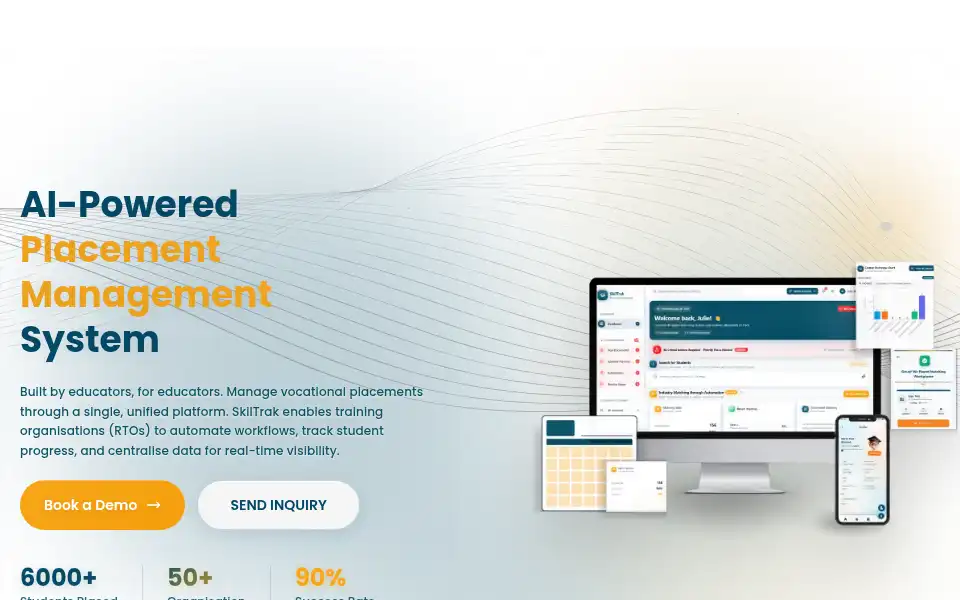 Screenshot of skiltrak.com.au