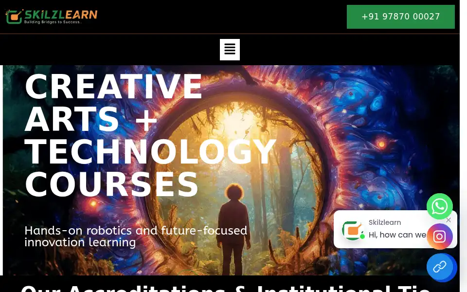 Screenshot of skilzlearn.com