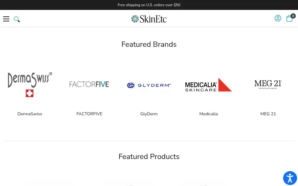 Screenshot of skin-etc.com