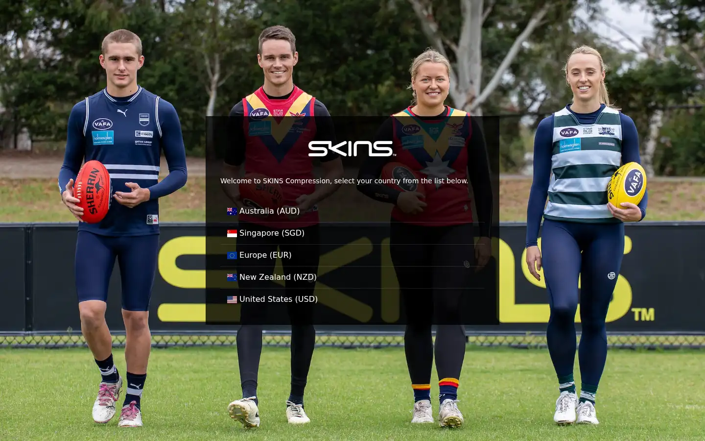 Screenshot of skinscompression.com