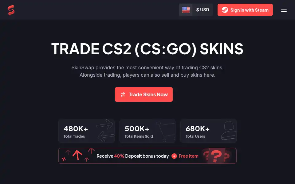 Screenshot of skinswep.com