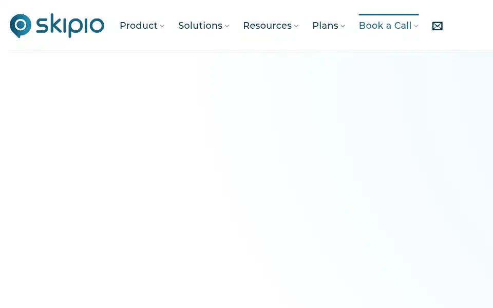 Screenshot of skipio.com