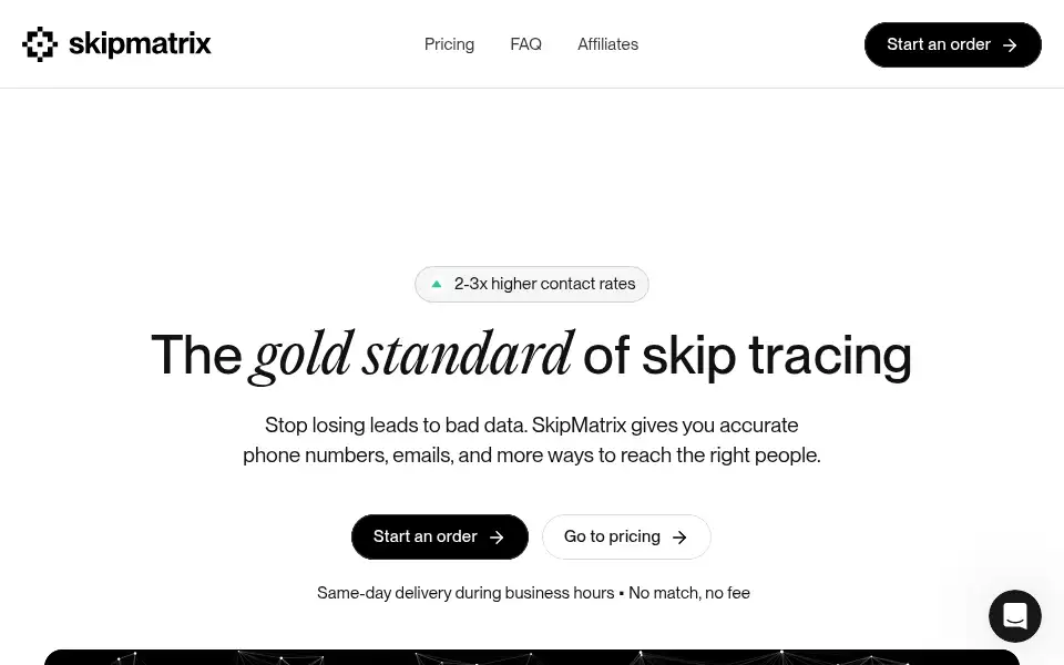Screenshot of skipmatrix.com