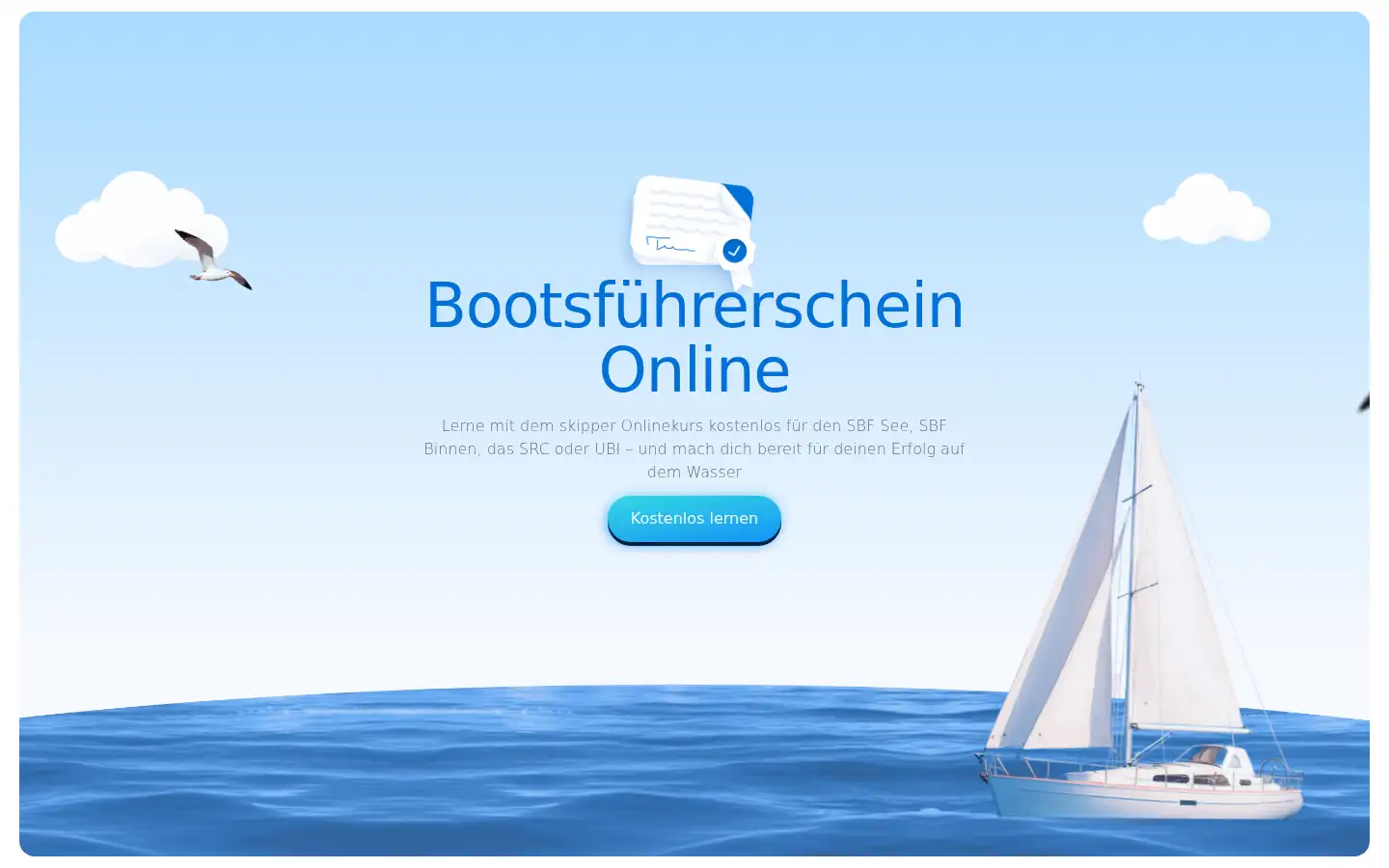 Screenshot of skipperwerden.de