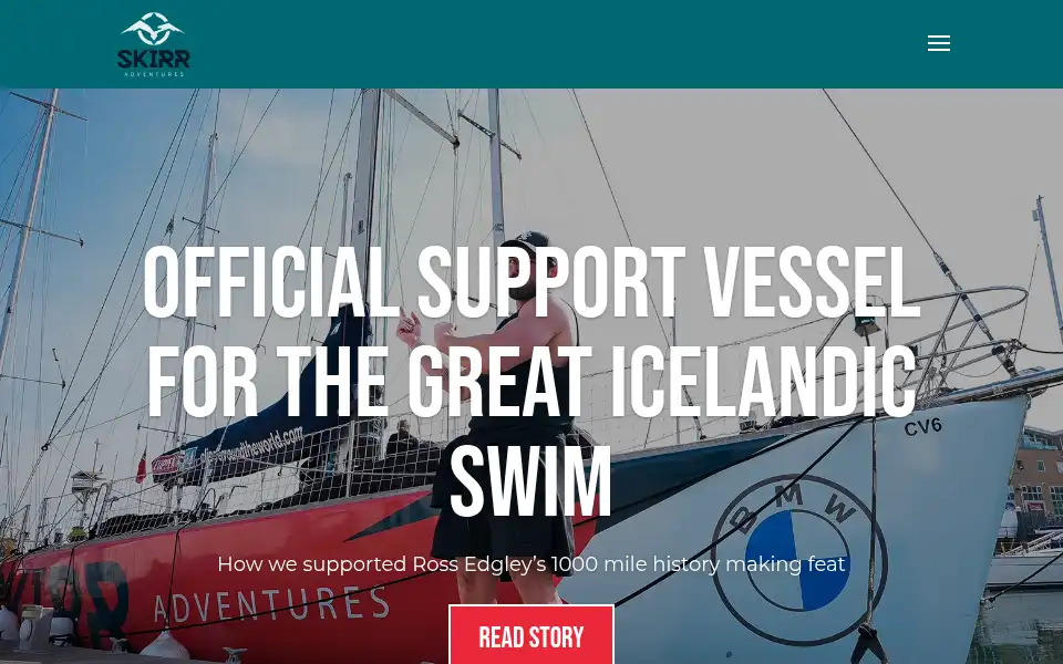 Screenshot of skirradventures.com