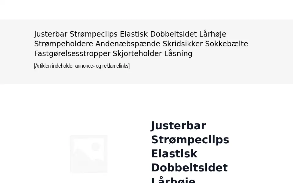 Screenshot of skjorteholder.dk