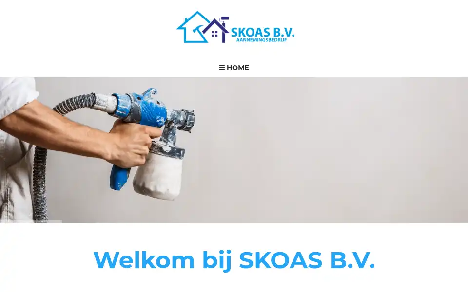 Screenshot of skoas.nl
