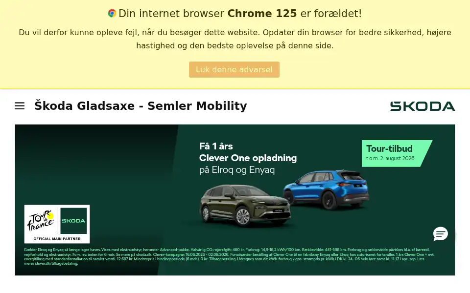 Screenshot of skoda-kbhn.dk