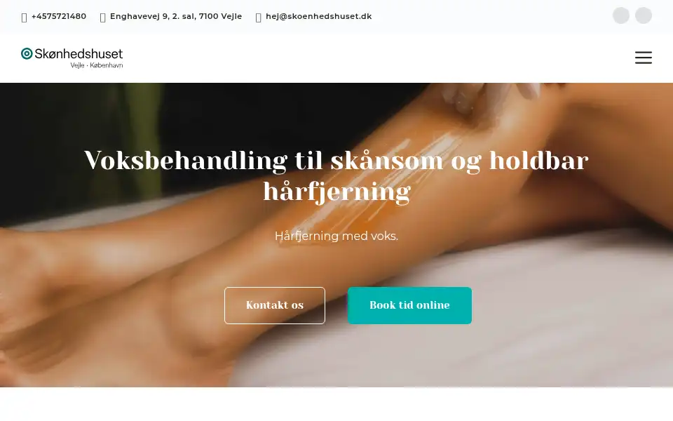 Screenshot of skoenhedshuset.dk