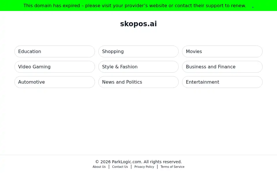 Screenshot of skopos.ai