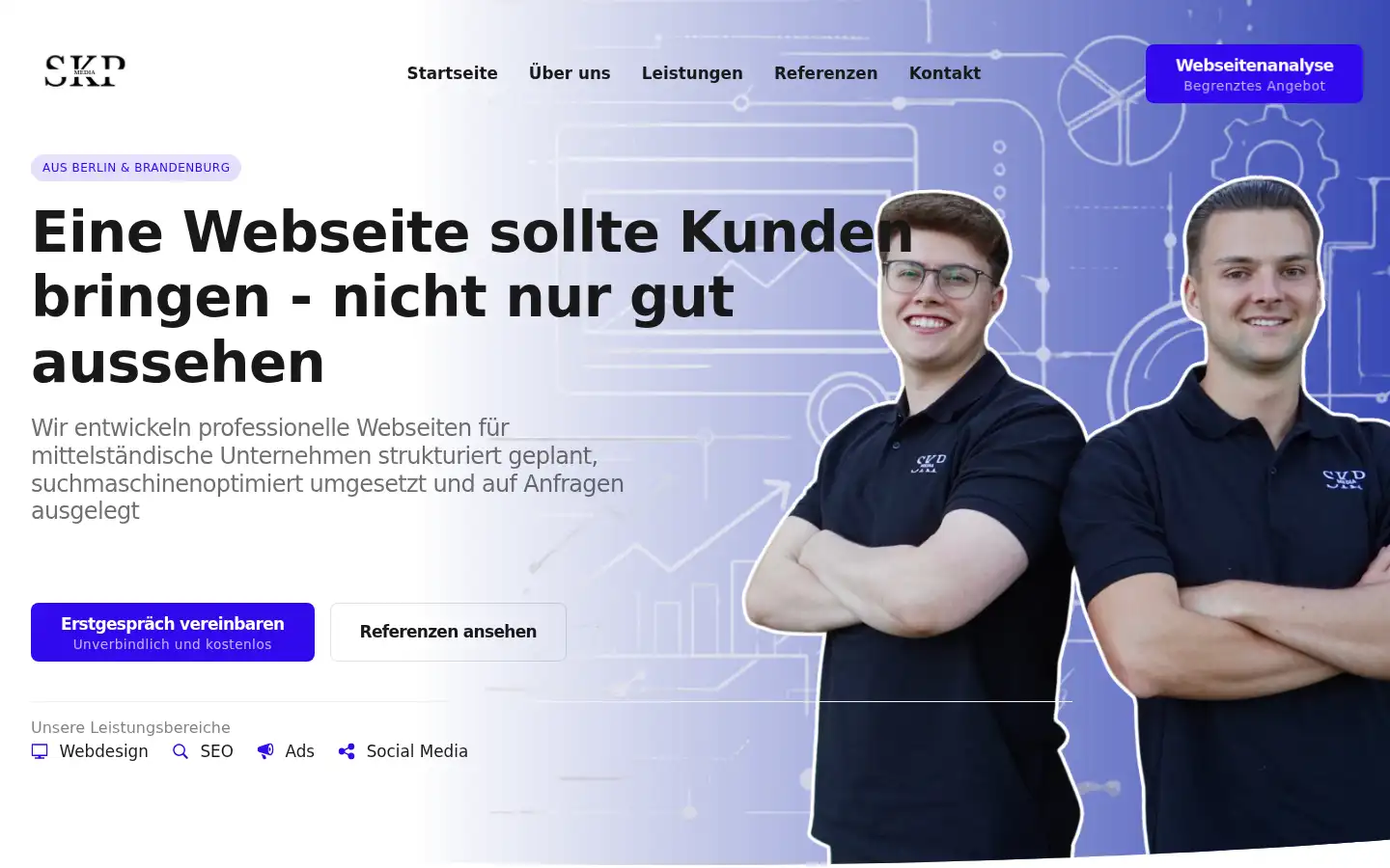 Screenshot of skp-media.de