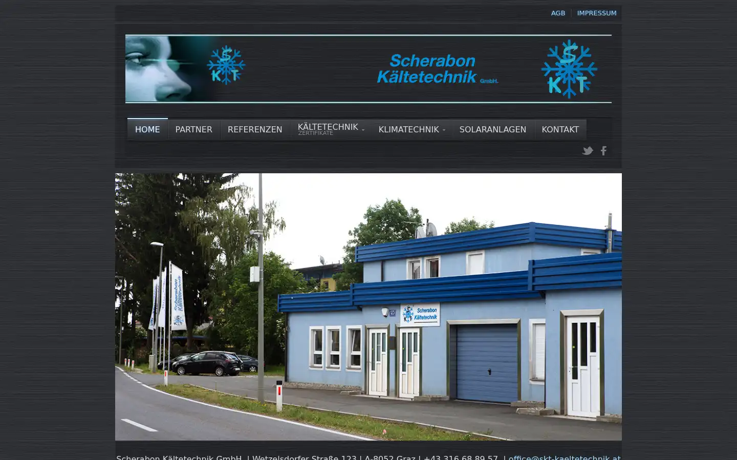 Screenshot of skt-kaeltetechnik.at