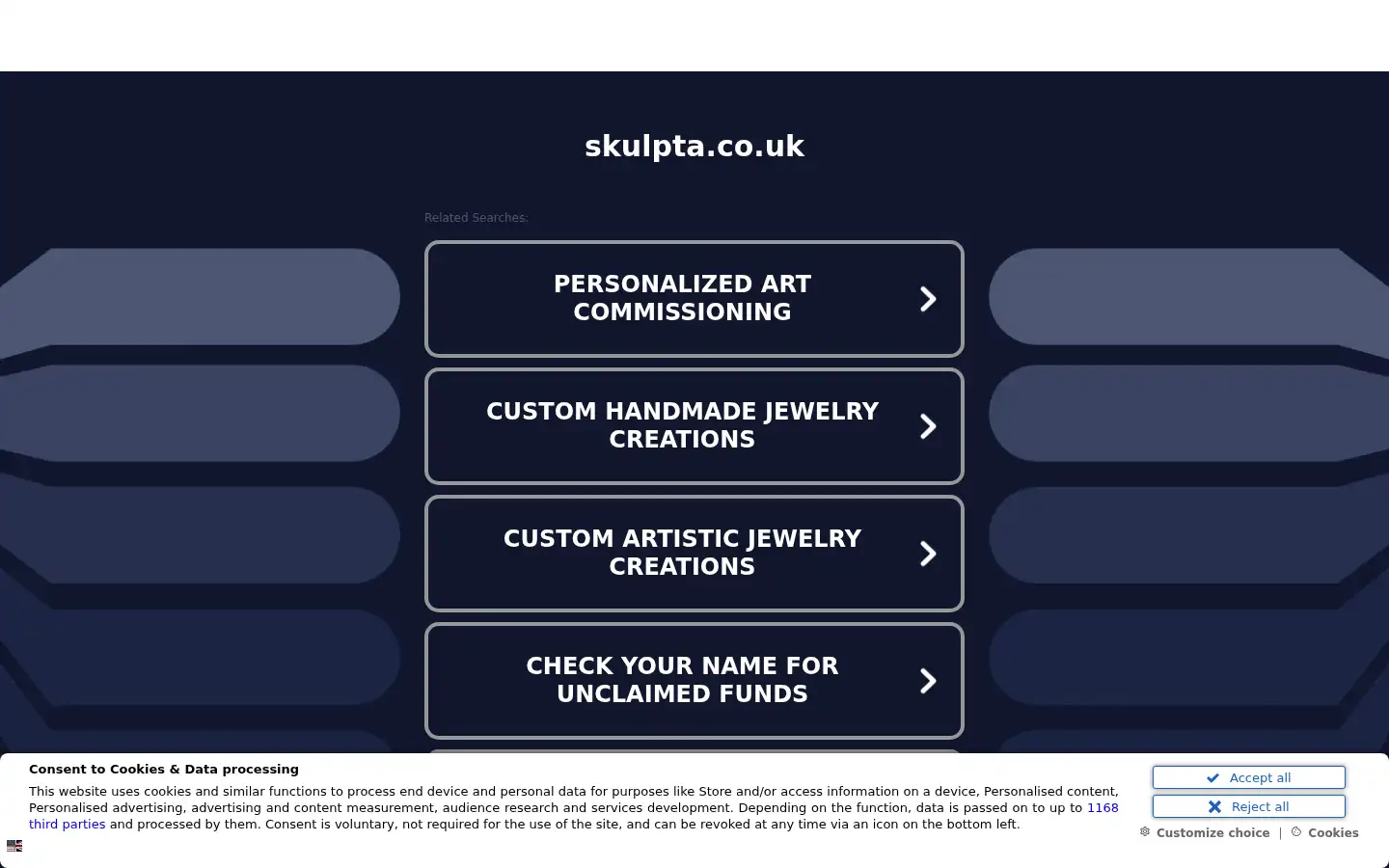 Screenshot of skulpta.co.uk