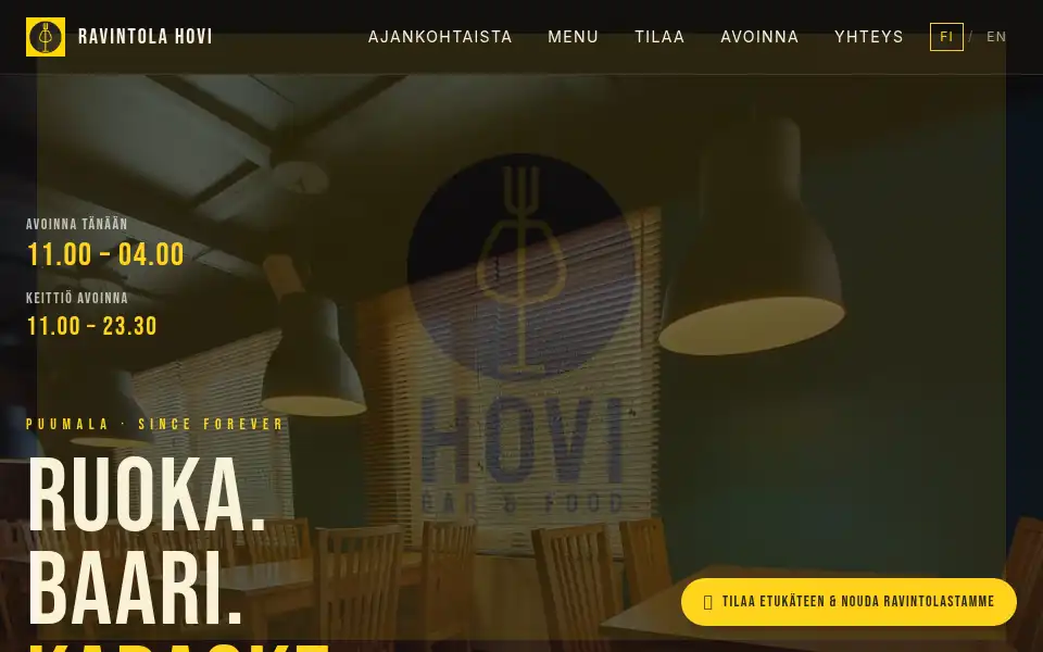 Screenshot of sky-bar.fi