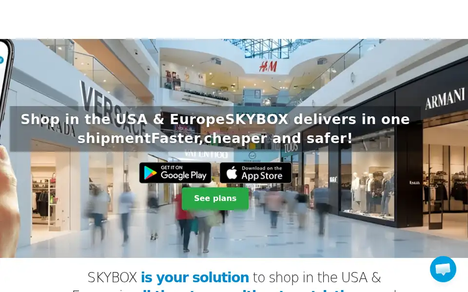 Screenshot of skybox.net