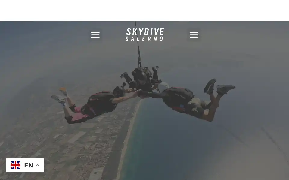 Screenshot of skydivesalerno.it