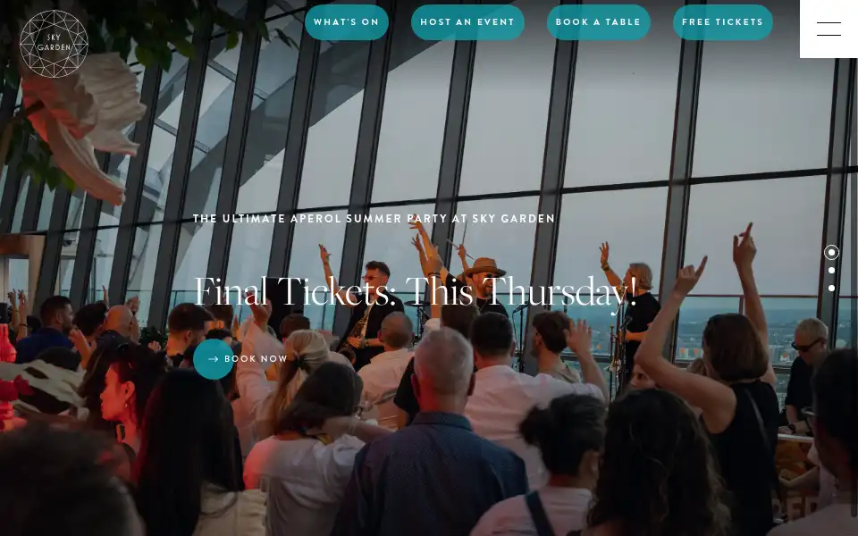 Screenshot of skygarden.london