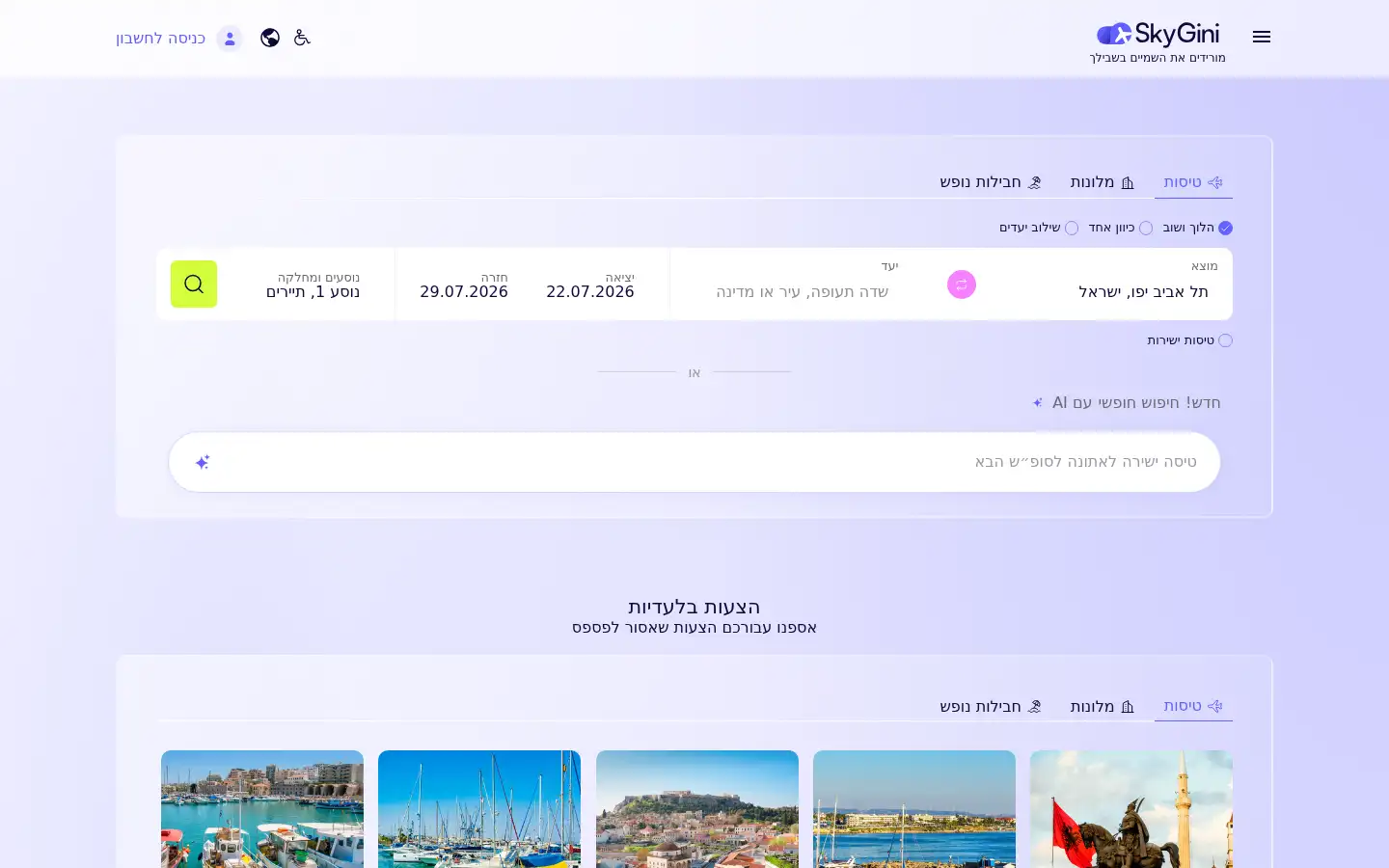 Screenshot of skygini.com