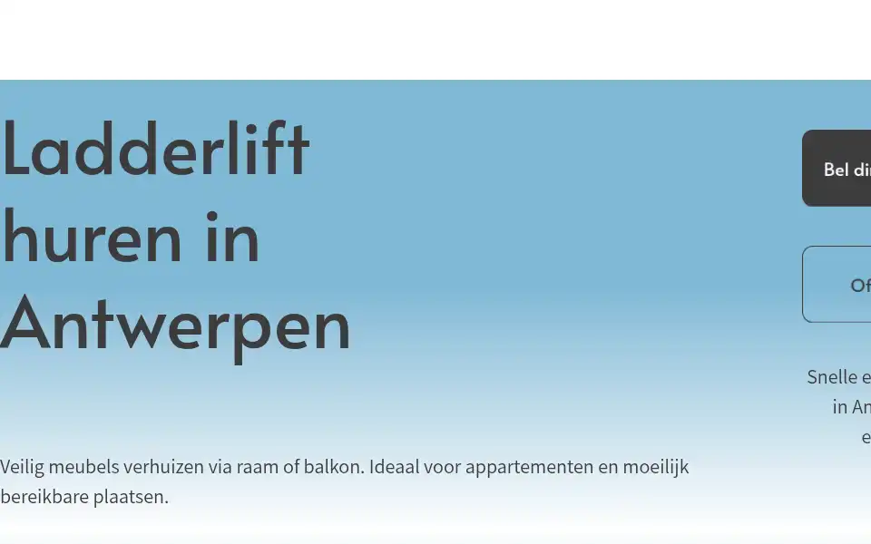 Screenshot of skylift.be
