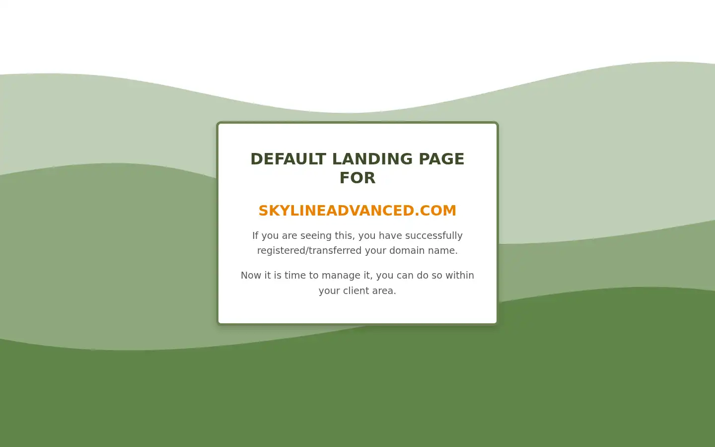 Screenshot of skylineadvanced.com