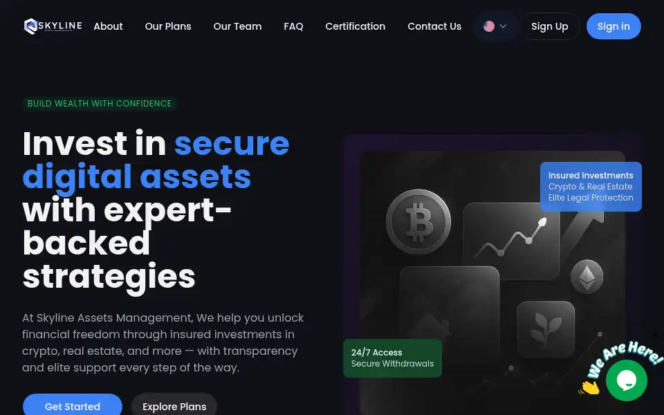 Screenshot of skylineassetsmanagements.com