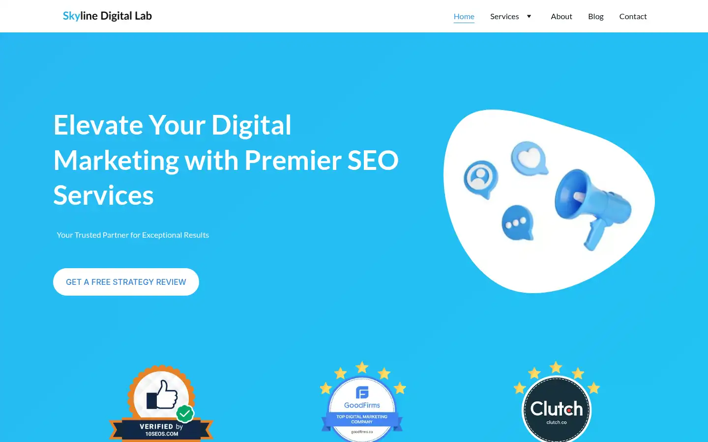 Screenshot of skylinedigitallab.com