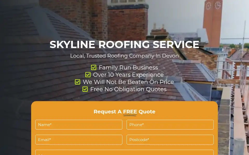 Screenshot of skylineroofingservice.co.uk