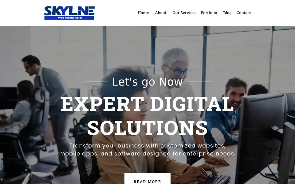 Screenshot of skylinewebtechnologies.com