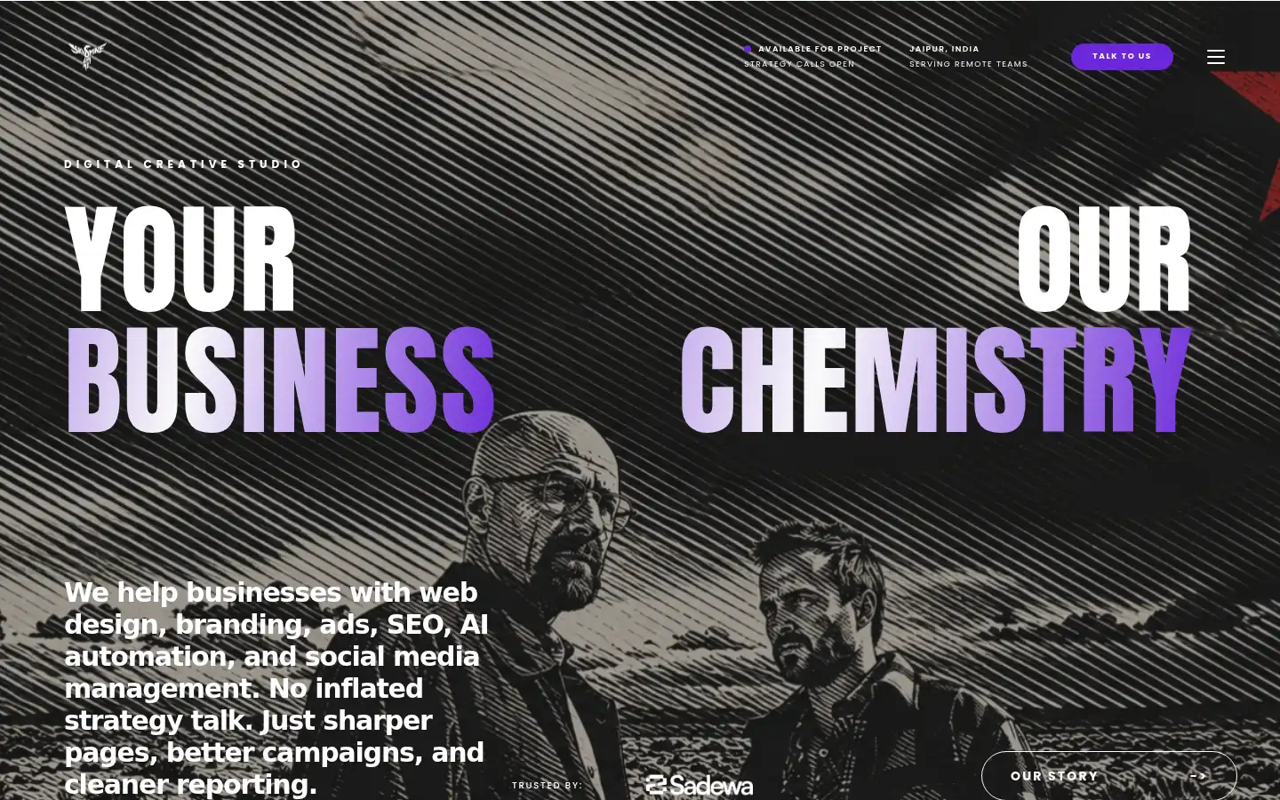 Screenshot of skylumine.com