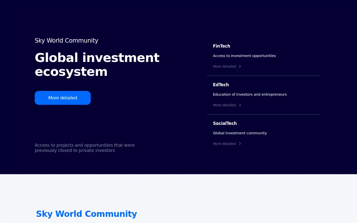 Screenshot of skyway.capital