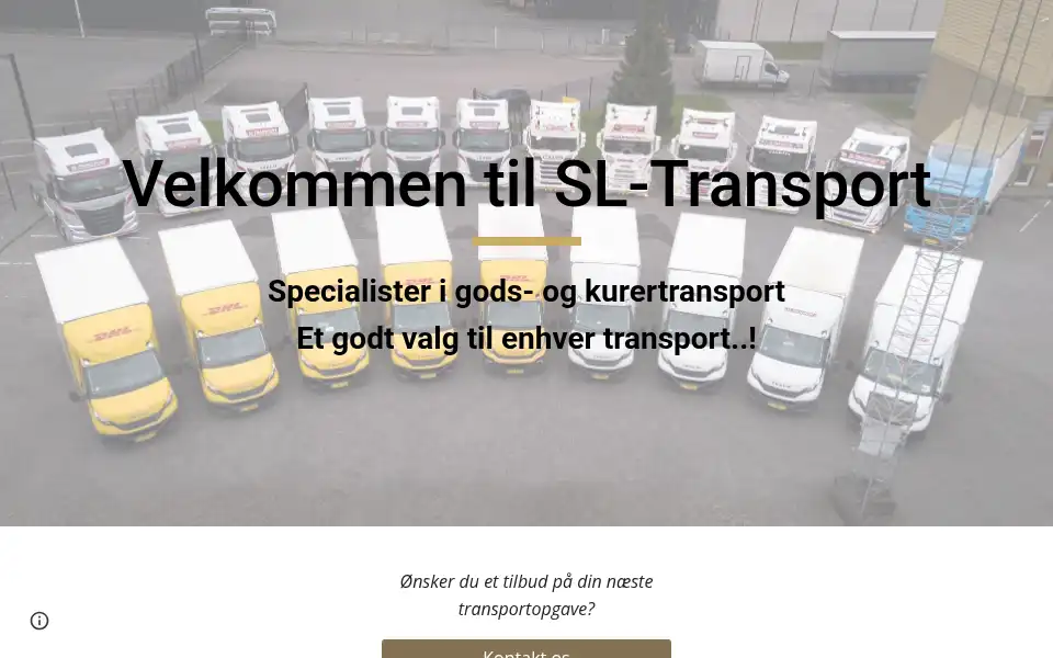 Screenshot of sl-transport.dk