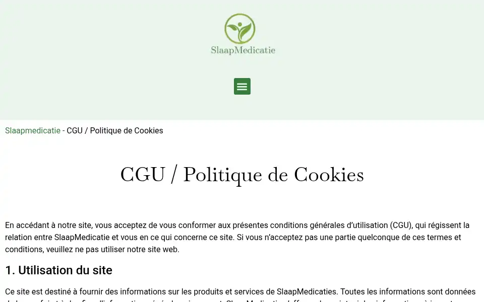 Screenshot of slaapmedicatie.net