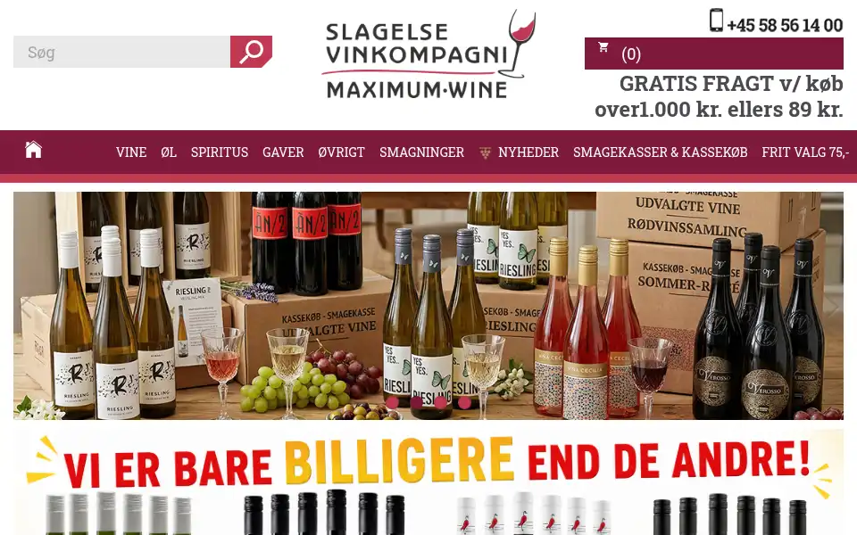 Screenshot of slagelsevinkompagni.dk