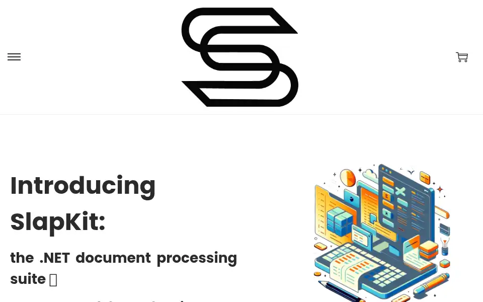 Screenshot of slapkit.com