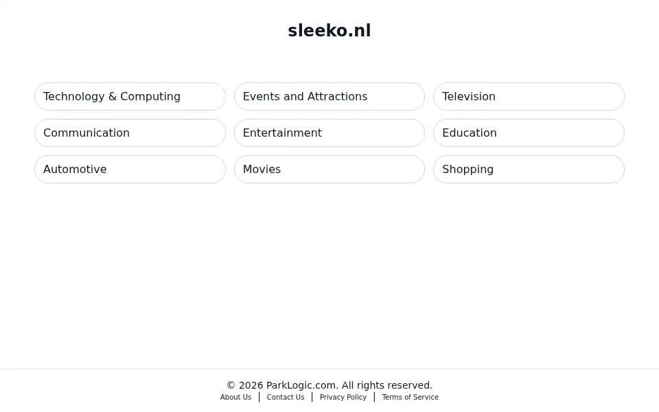 Screenshot of sleeko.nl