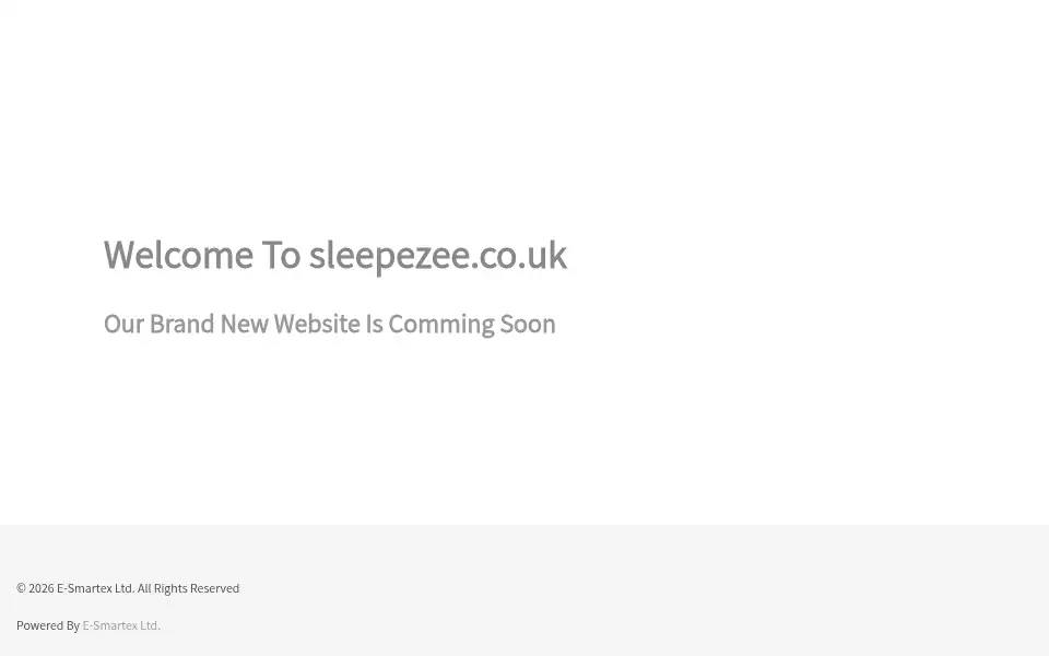 Screenshot of sleepezee.co.uk