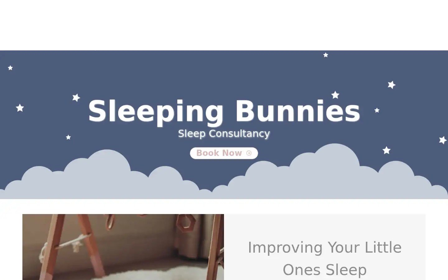 Screenshot of sleeping-bunnies.co.uk