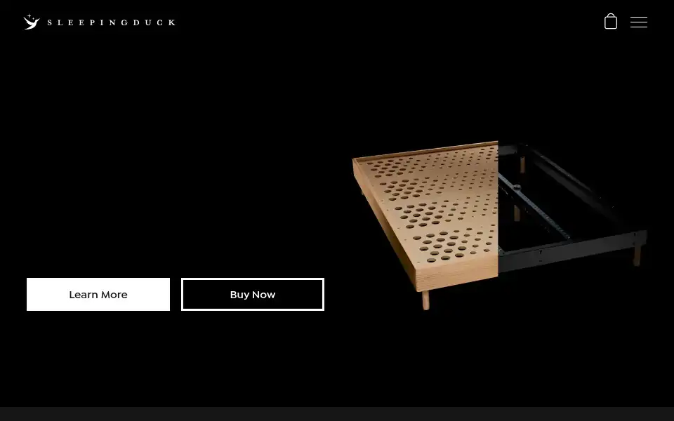 Screenshot of sleepingduck.com