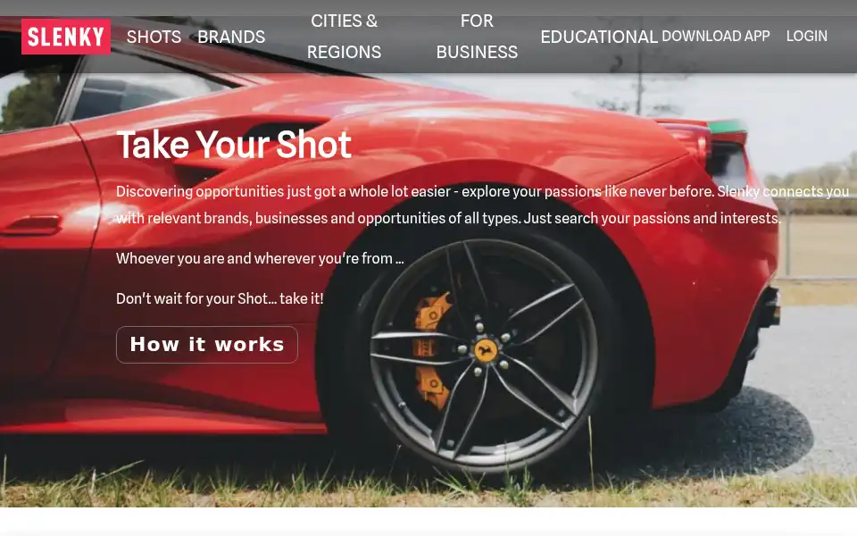 Screenshot of slenky.com