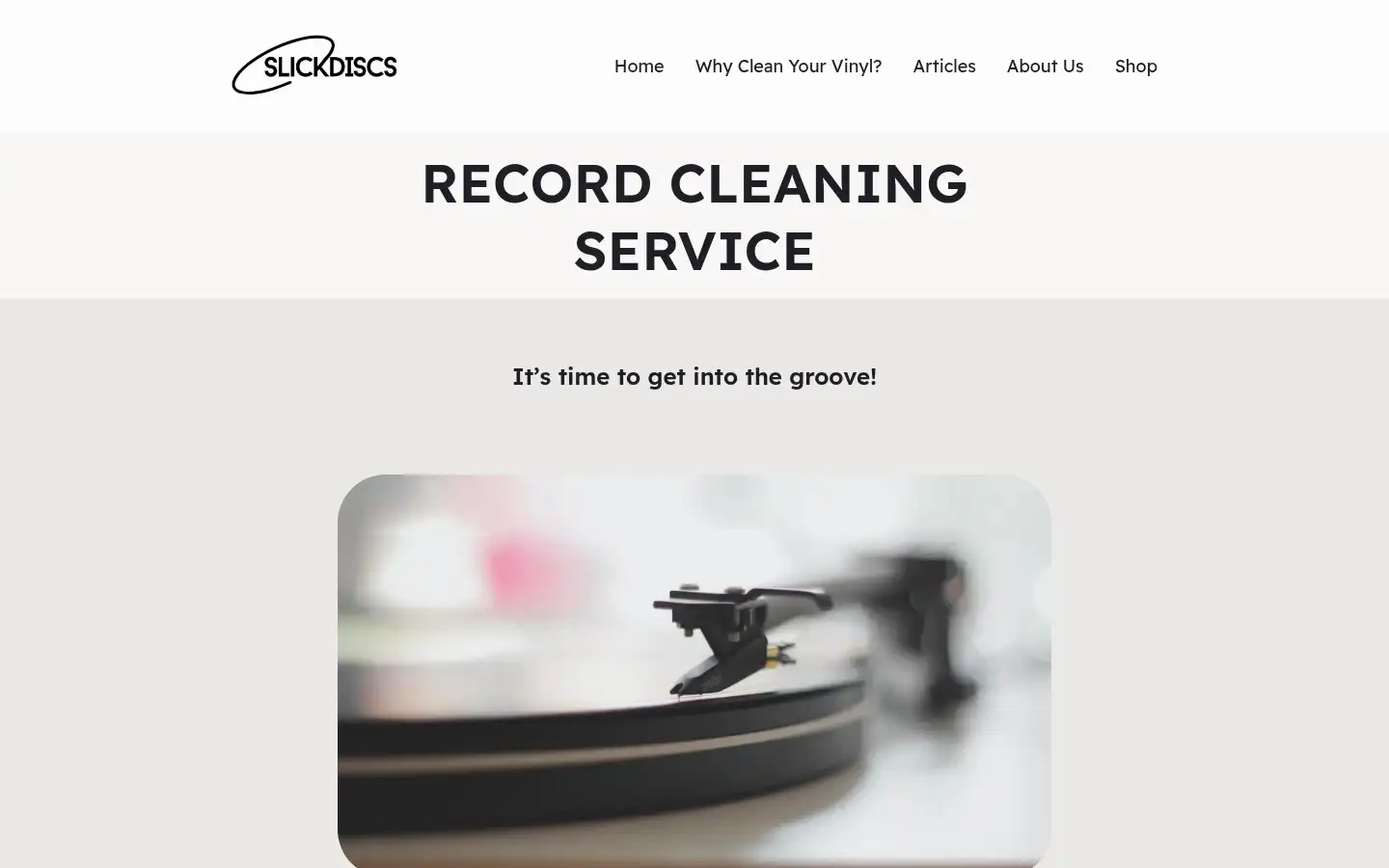 Screenshot of slickdiscs.co.uk