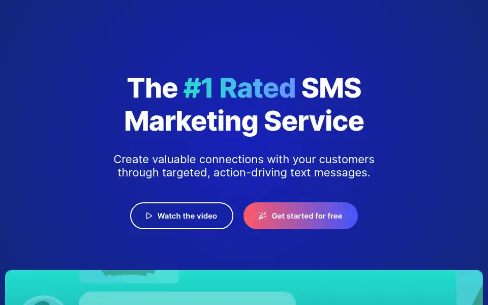 Screenshot of slicktext.com