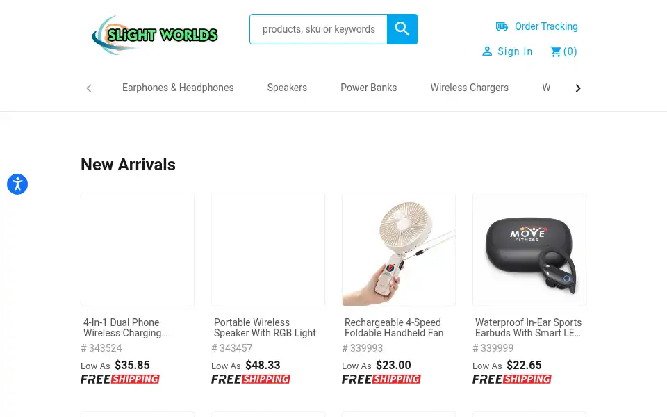 Screenshot of slightworlds.com