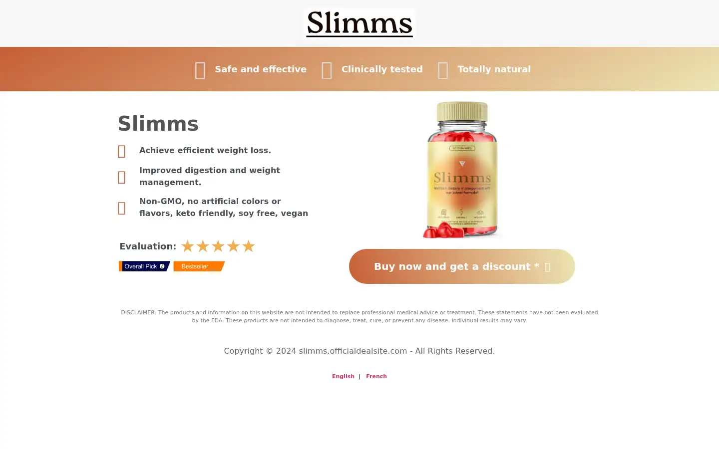 Screenshot of slimms.topgeniunereviews.com