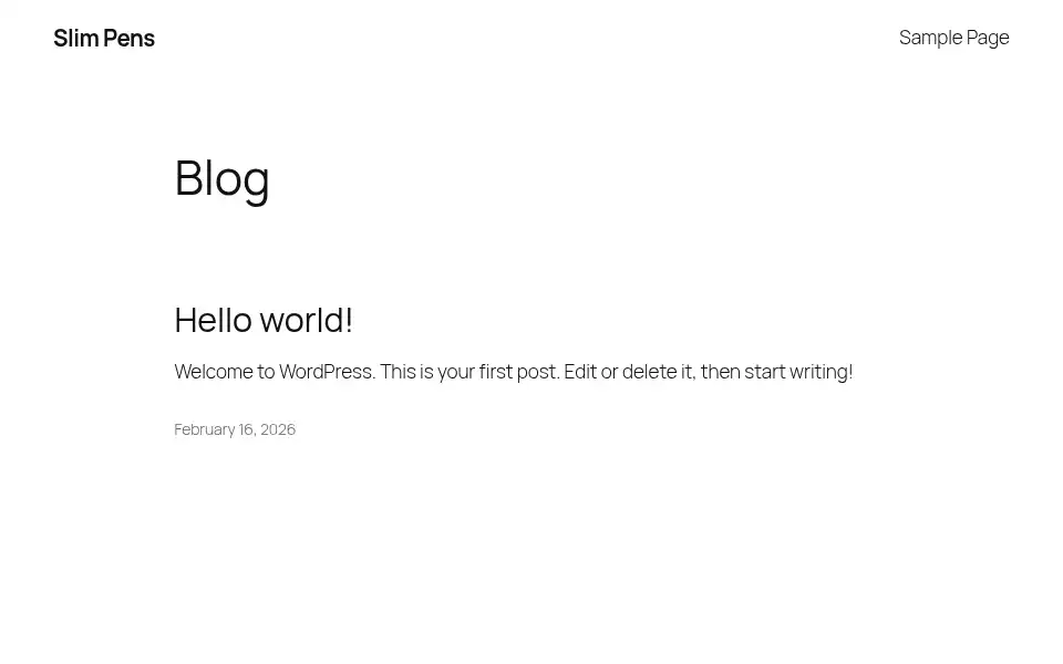 Screenshot of slimpens.co.uk