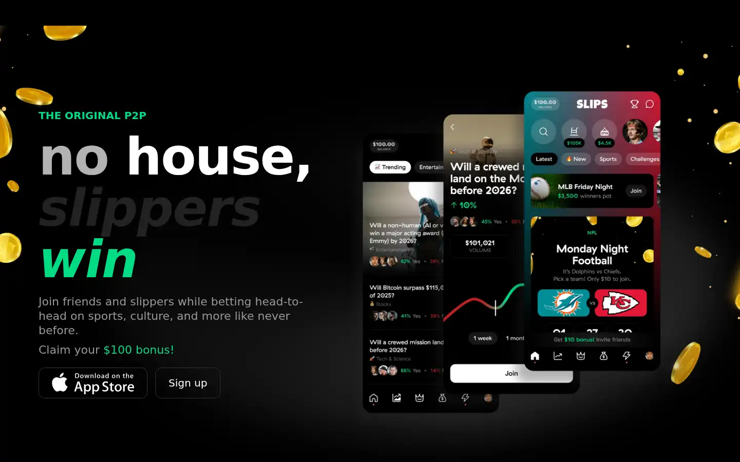 Screenshot of slips.com