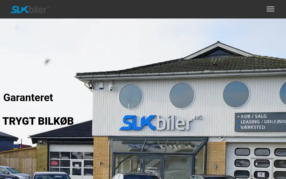 Screenshot of slkbiler.dk