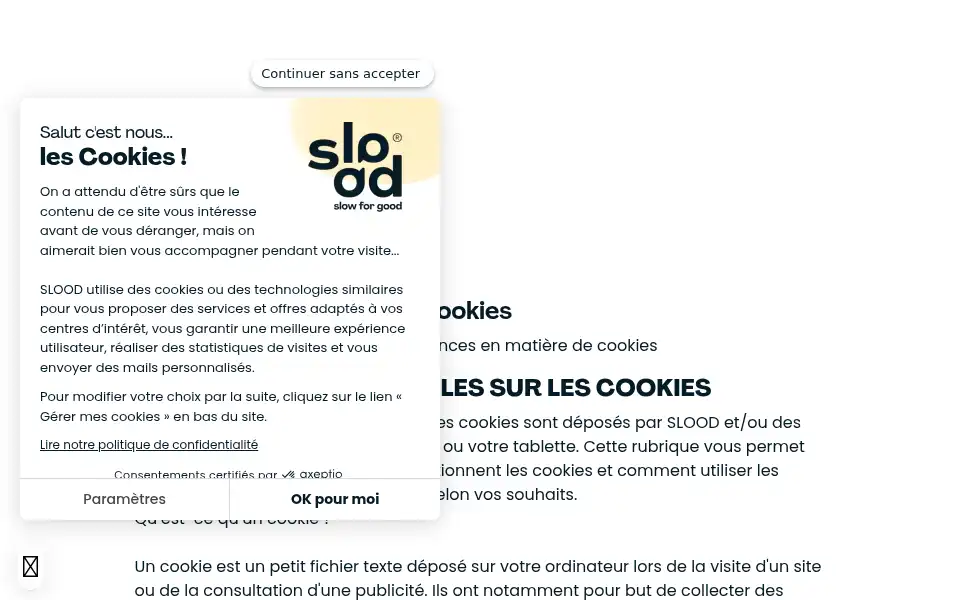 Screenshot of slood.com